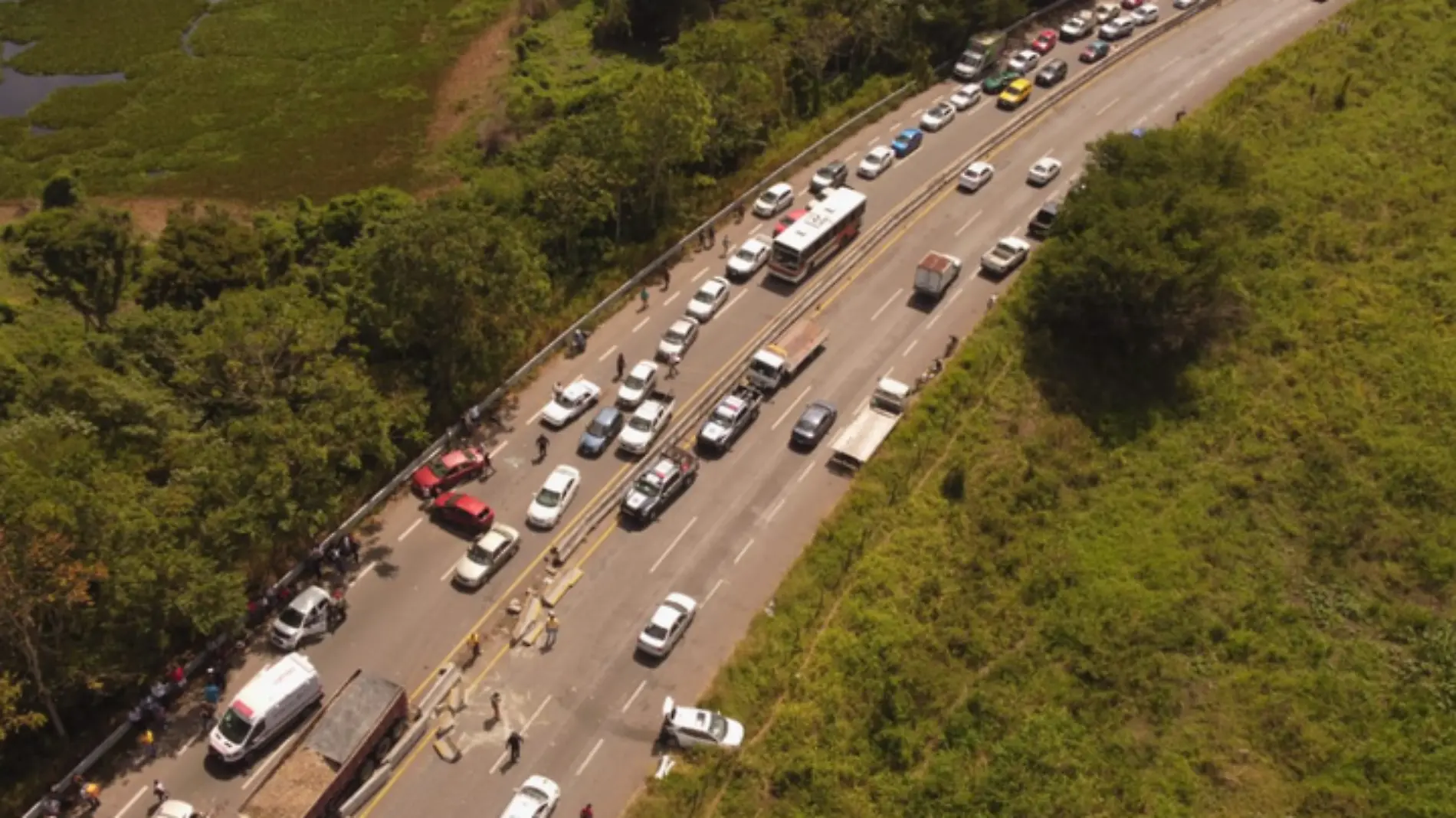 Congestionamiento en carretera